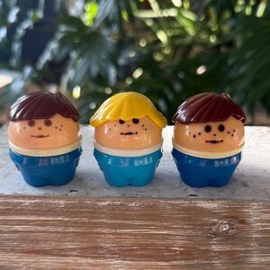 Vintage Little Tikes Chunky Little People Toddle Tots Toy Figures Set of 3